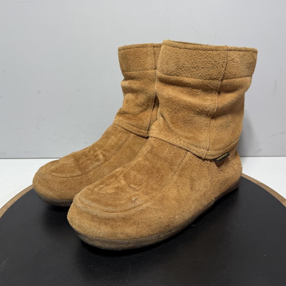 Steger Mukluks Boots Womens Size 9 Brown Suede Winter Snow Pull On Made USA - Picture 3 of 10